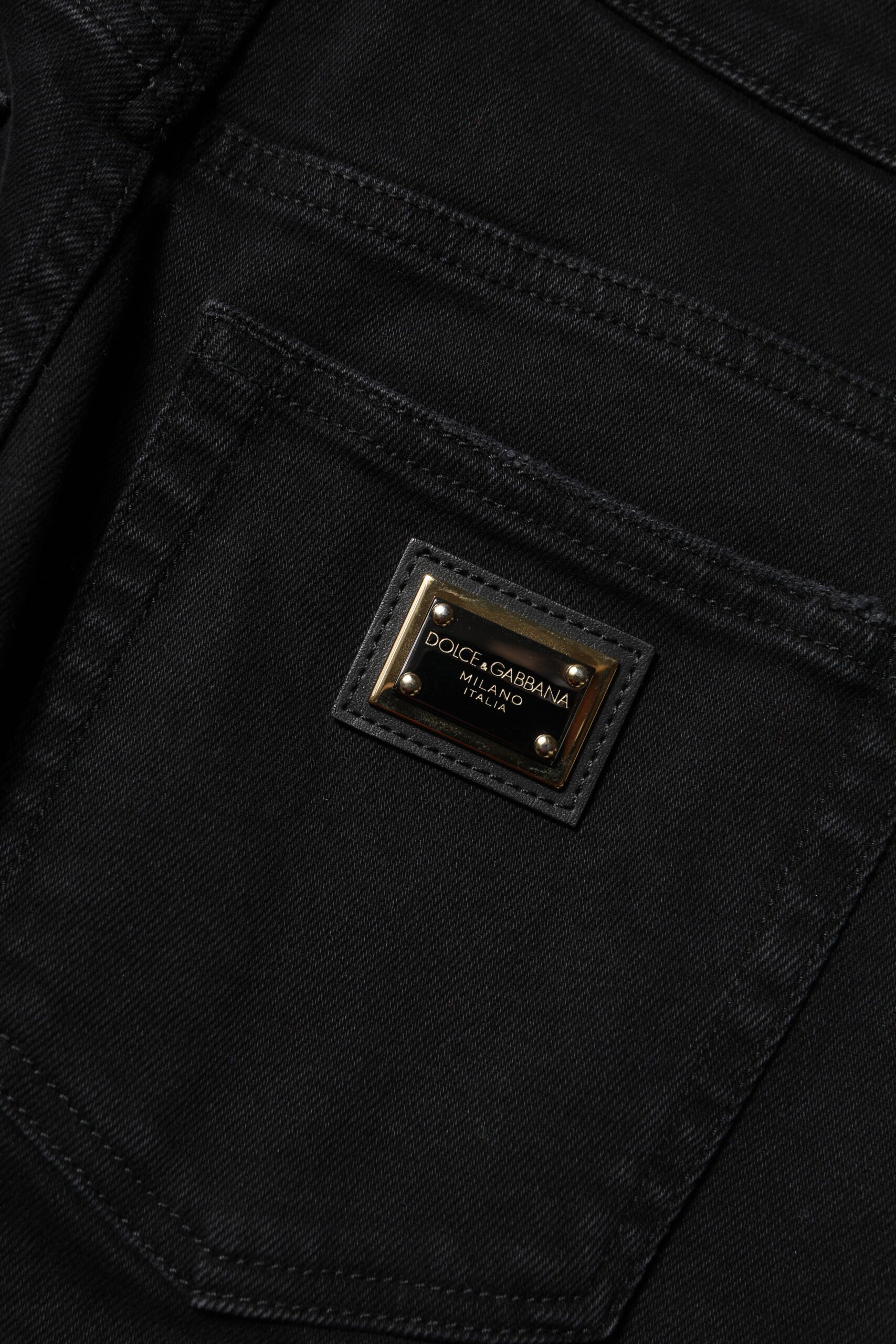Dolce & Gabbana Black Boyfriend Cotton Flared Denim Jeans Dolce & Gabbana