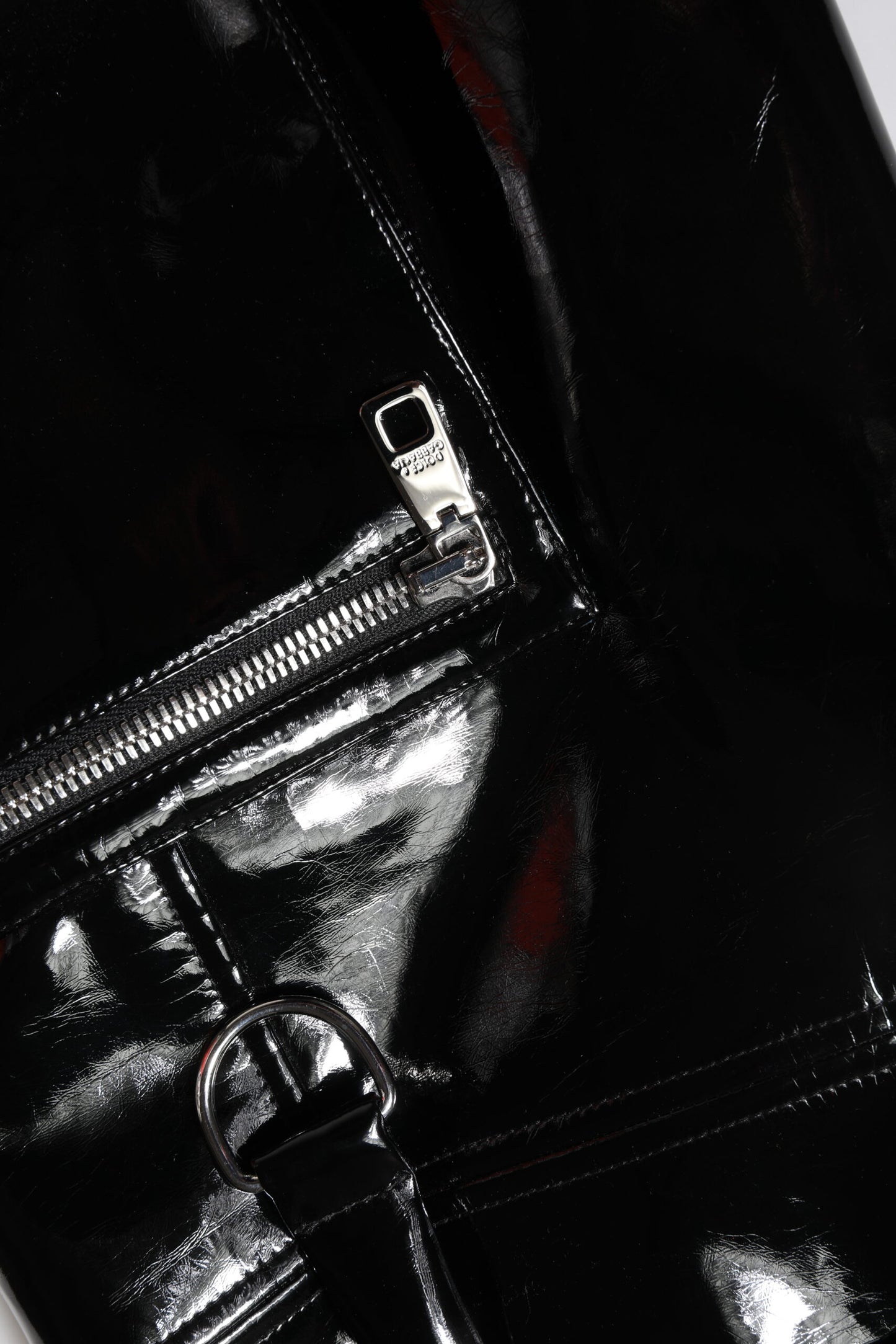 Dolce & Gabbana Black High Waist Cargo Bootcut Pants Dolce & Gabbana
