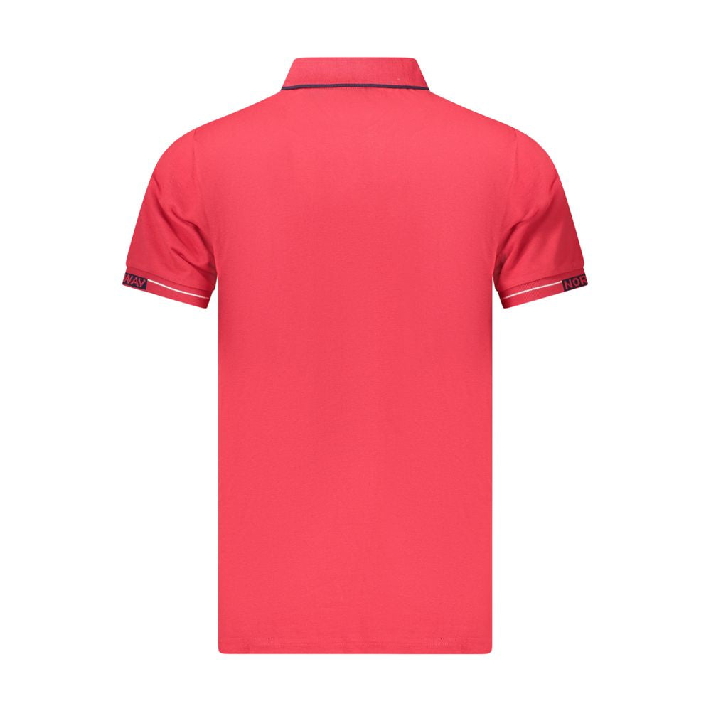Norway 1963 Red Cotton Men Polo Shirt Norway 1963
