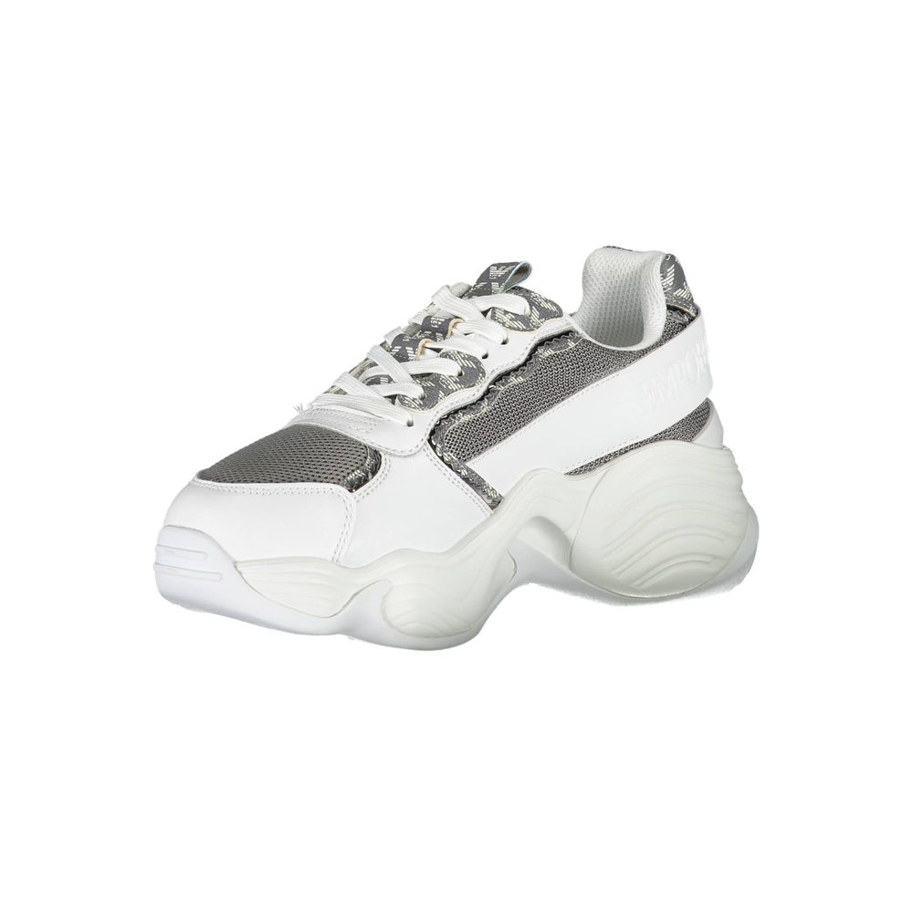 Emporio Armani White Polyester Sneaker Emporio Armani