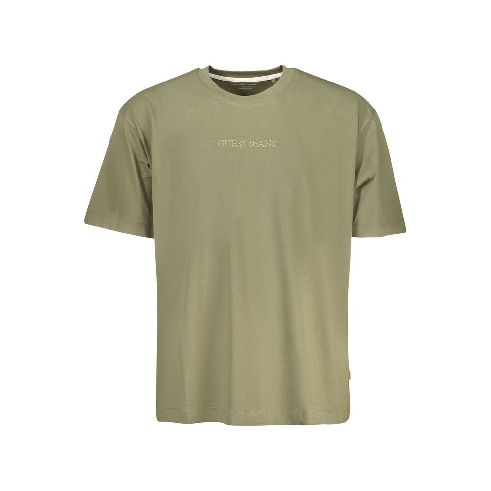 Guess Jeans Green Cotton Men T-Shirt Guess Jeans