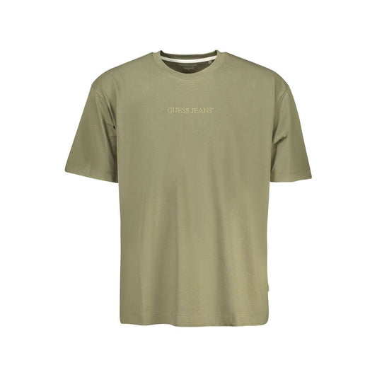 Guess Jeans Green Cotton Men T-Shirt Guess Jeans