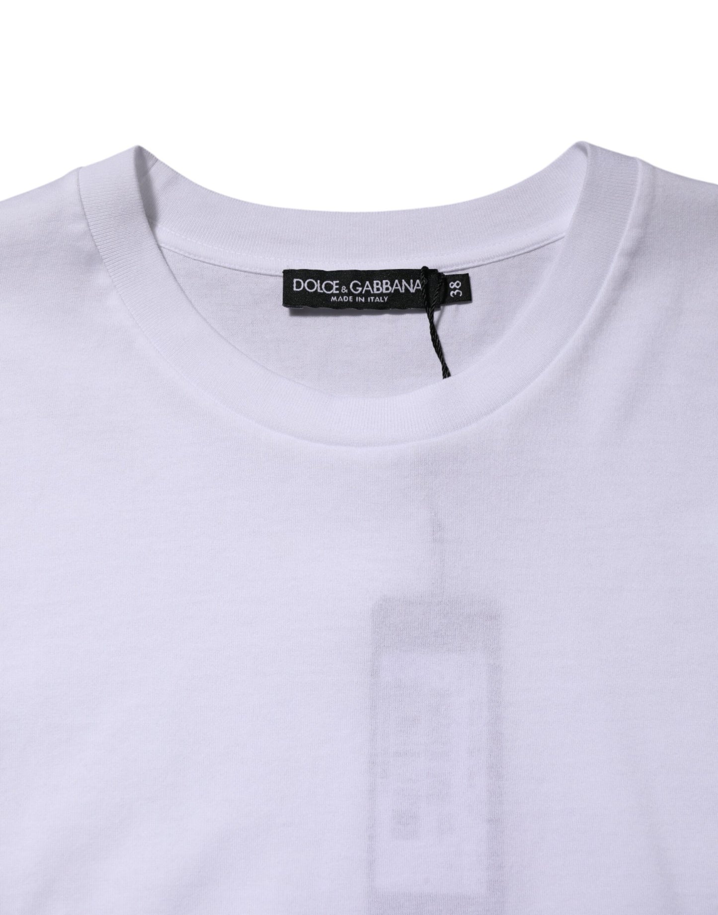 Dolce & Gabbana White Cotton Sleeveless Women Tank T-shirt Dolce & Gabbana