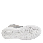 Chiara Ferragni White Silver High Top Women Sneakers Shoes
