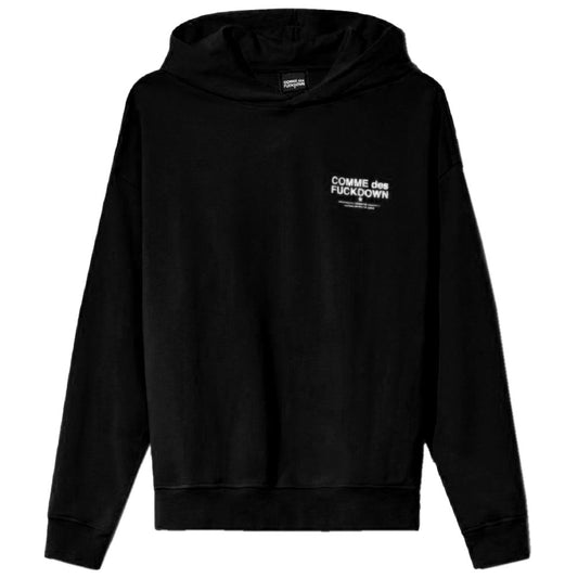 Comme Des Fuckdown Black Cotton Sweater Comme Des Fuckdown