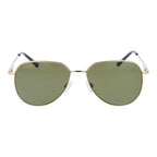 Serengeti Gold Plastic Sunglasses with tinted lenses and sleek design, showing the stylish eyewear from the front.