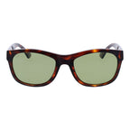Serengeti brown plastic sunglasses with rounded frames and tinted lenses, stylish eyewear for sun protection.