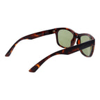 Serengeti brown plastic sunglasses with rounded frames and dark tinted lenses for stylish sun protection.