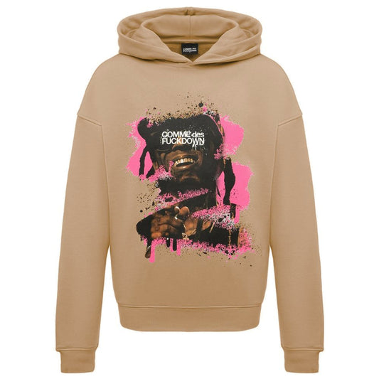 Comme Des Fuckdown Brown Cotton Sweater Comme Des Fuckdown