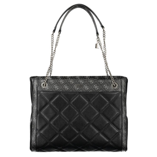 Guess Jeans Black Polyethylene Handbag Guess Jeans