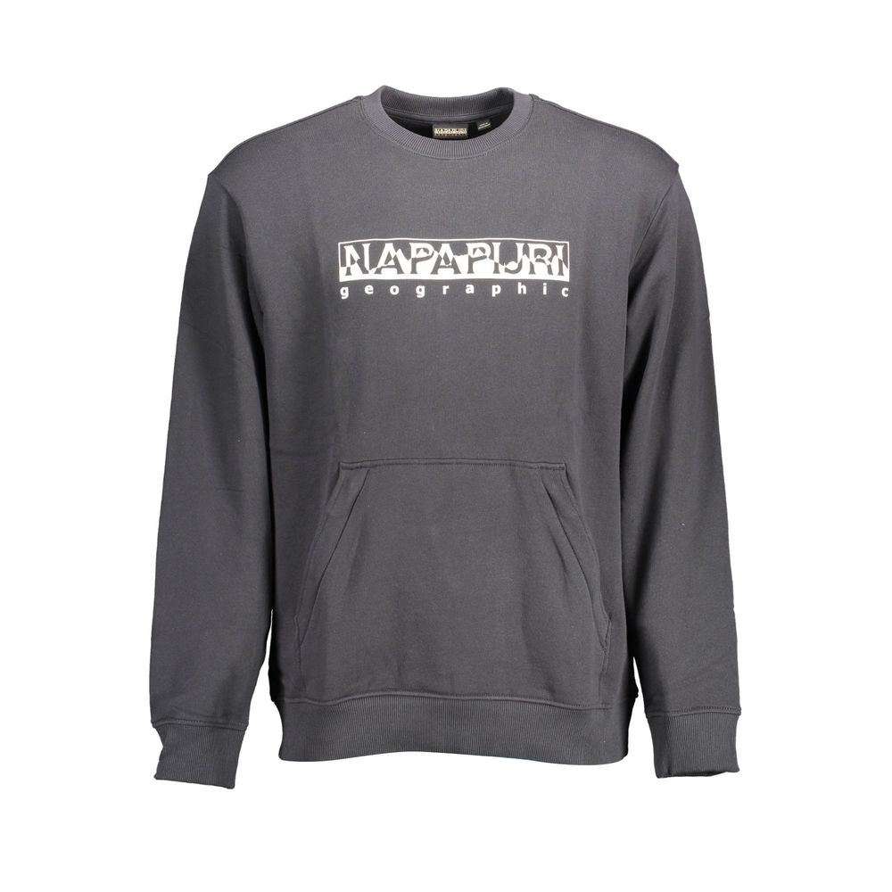 Napapijri Black Cotton Sweater Napapijri