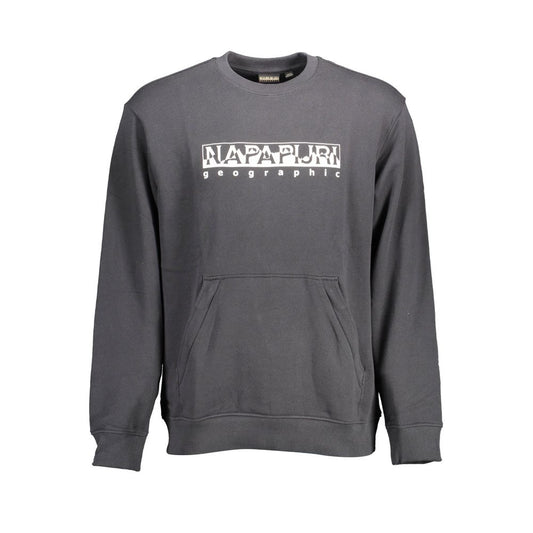 Napapijri Black Cotton Sweater Napapijri