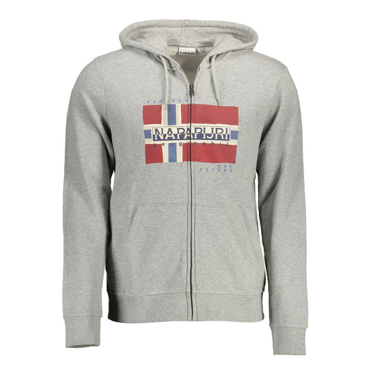 Napapijri Gray Cotton Sweater Napapijri