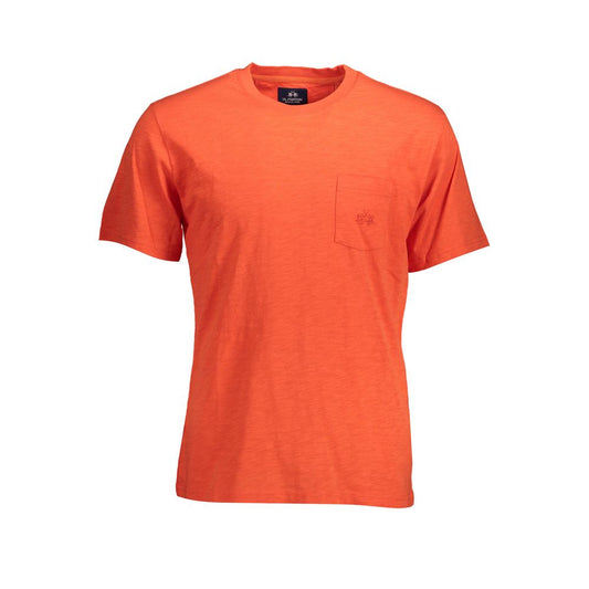 La Martina Red Cotton T-Shirt La Martina