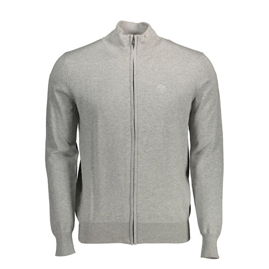 North Sails Gray Cotton Sweater North Sails