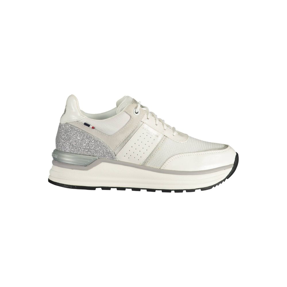 U.S. POLO ASSN. Bianco Eco Suede Women Sneaker - Eljoys Fashion 