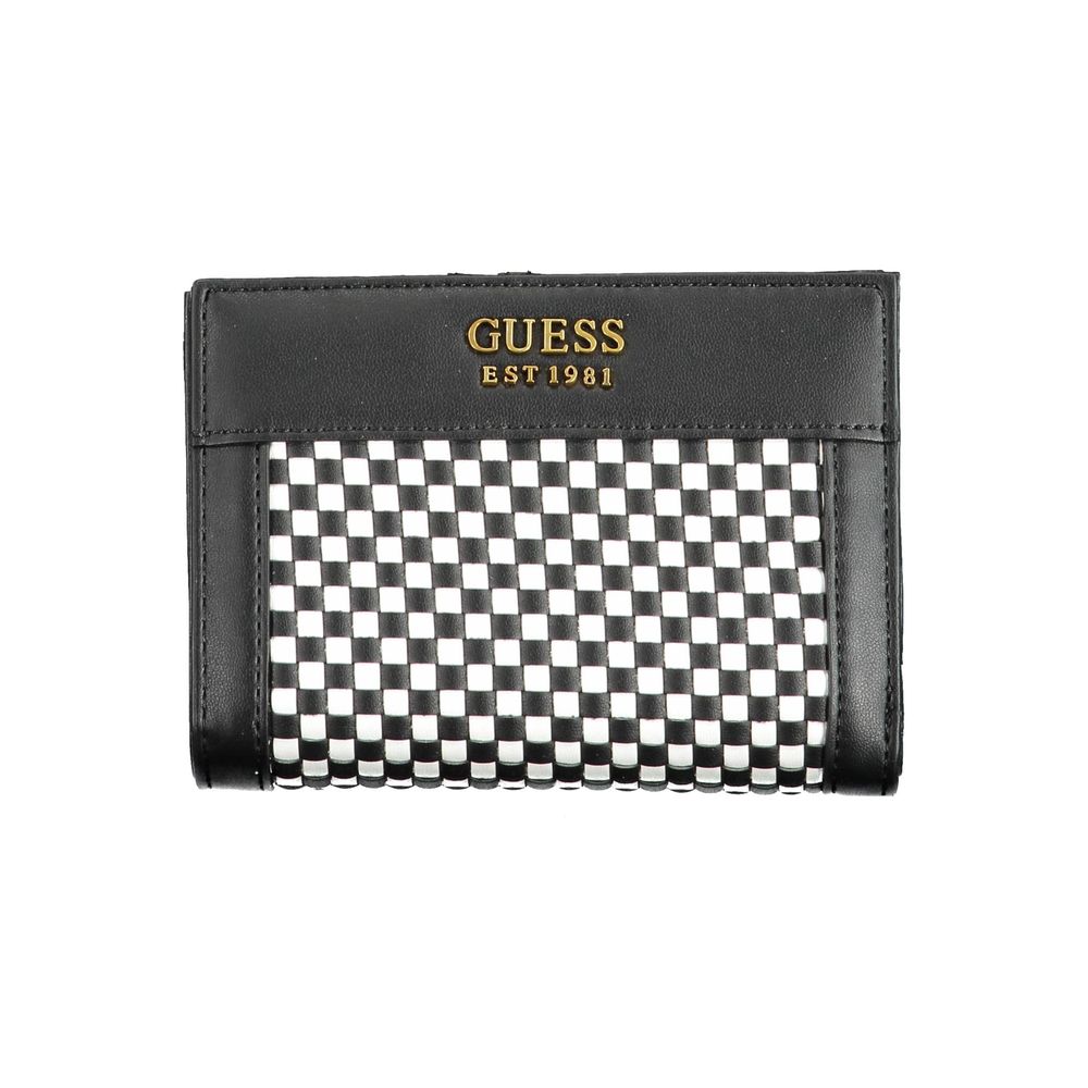 Guess Jeans Black Polyethylene Wallet Guess Jeans