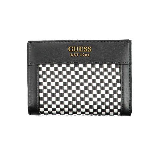 Guess Jeans Black Polyethylene Wallet Guess Jeans