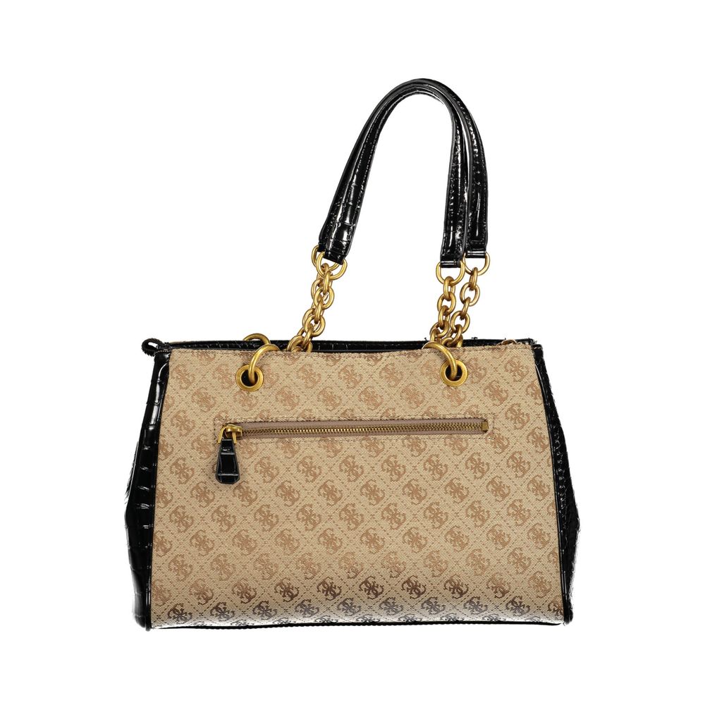 Guess Jeans Black Polyethylene Handbag Guess Jeans