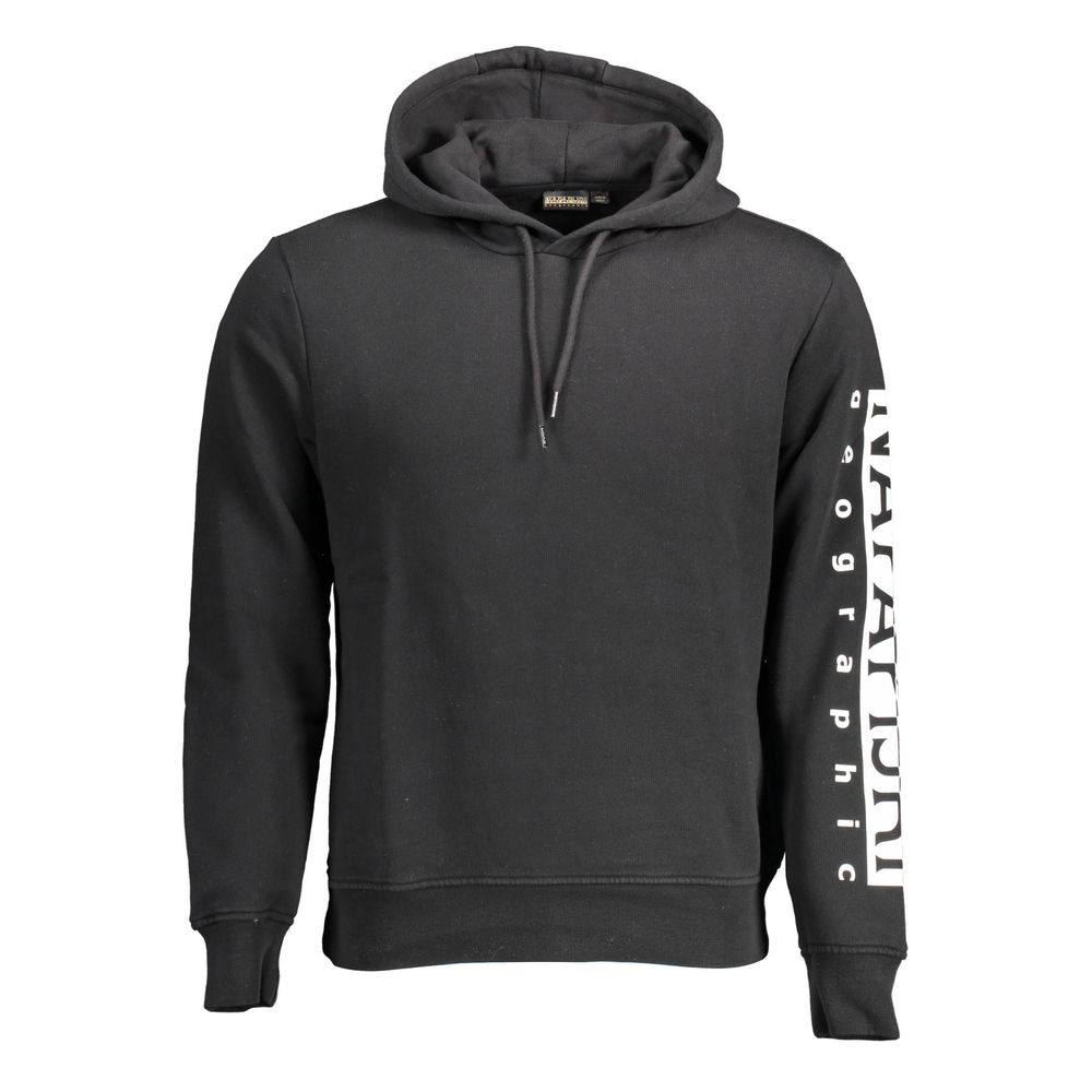 Napapijri Black Cotton Sweater Napapijri