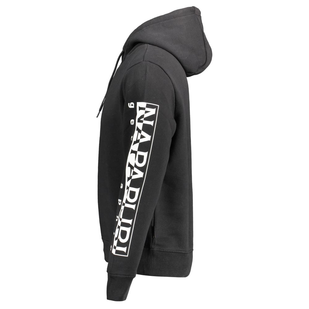 Napapijri Black Cotton Sweater Napapijri