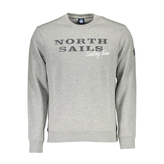 North Sails Gray Cotton Sweater North Sails