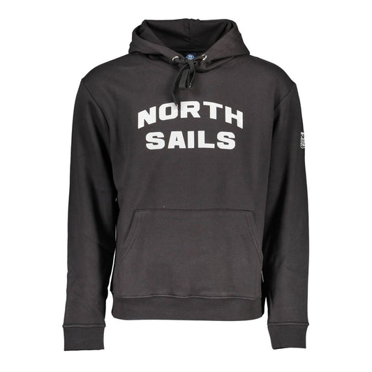 North Sails Black Cotton Sweater North Sails