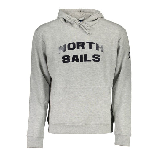 North Sails Gray Cotton Sweater North Sails