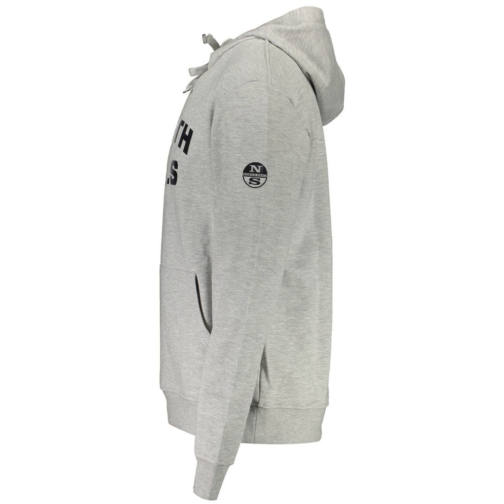 North Sails Gray Cotton Sweater North Sails