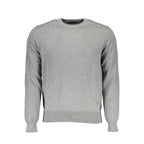 North Sails Grigio Cotton Men Sweater North Sails