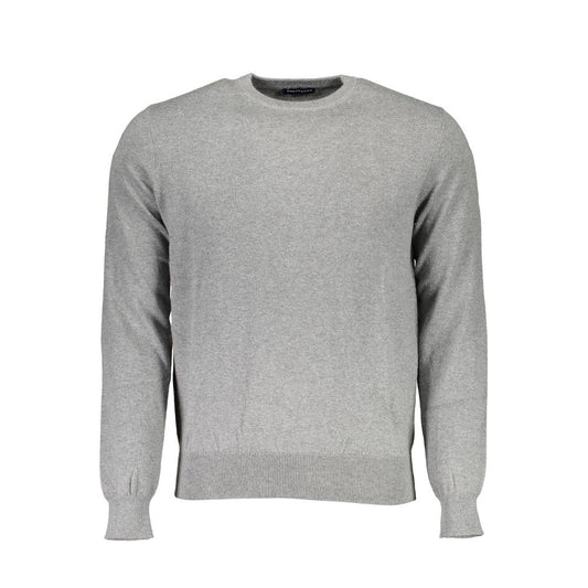 North Sails Gray Cotton Sweater North Sails