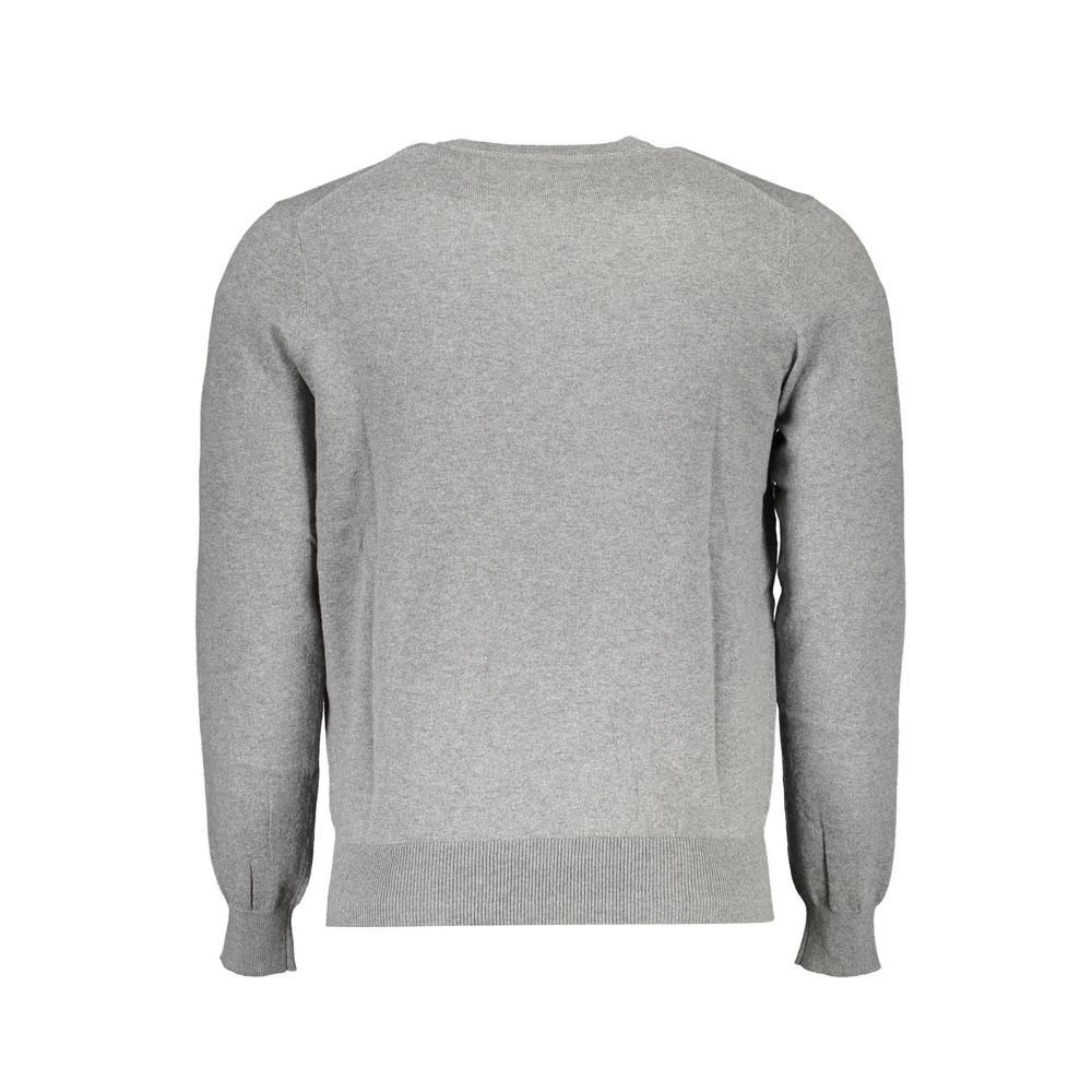 North Sails Grigio Cotton Men Sweater North Sails