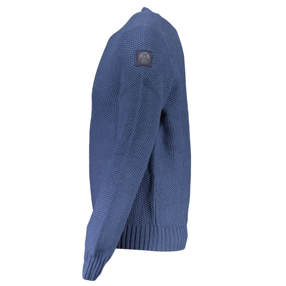 North Sails Blue Cotton Sweater North Sails