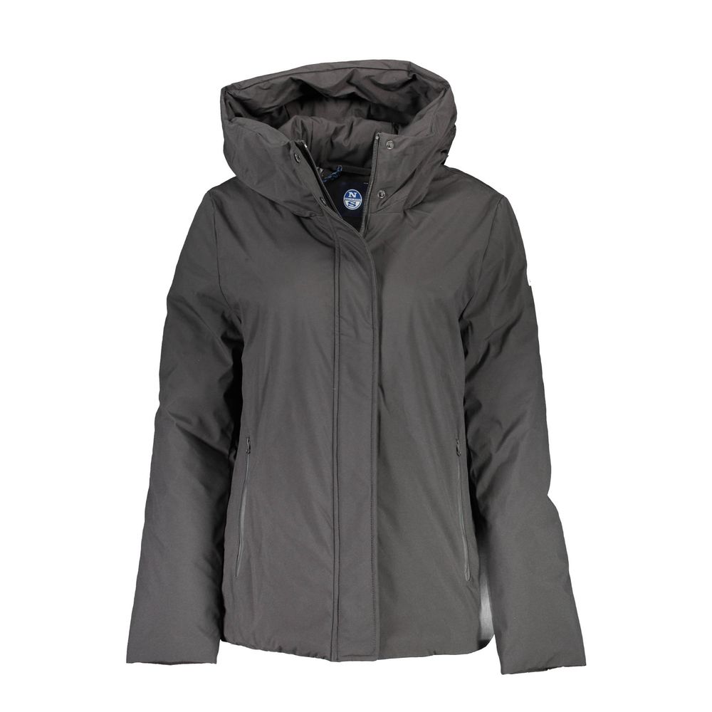 North Sails Black Polyester Jackets & Coat North Sails