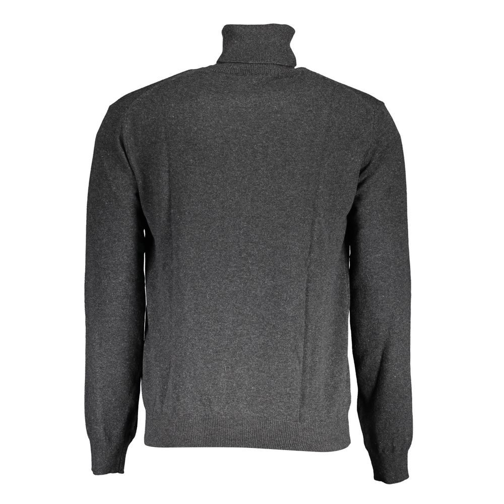 La Martina Gray Wool Sweater La Martina