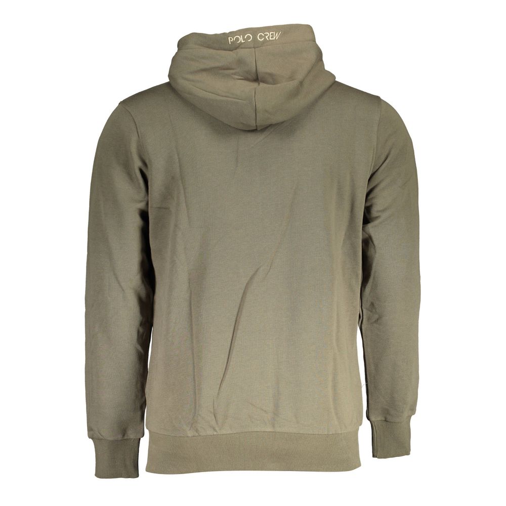 La Martina Green Cotton Sweater La Martina