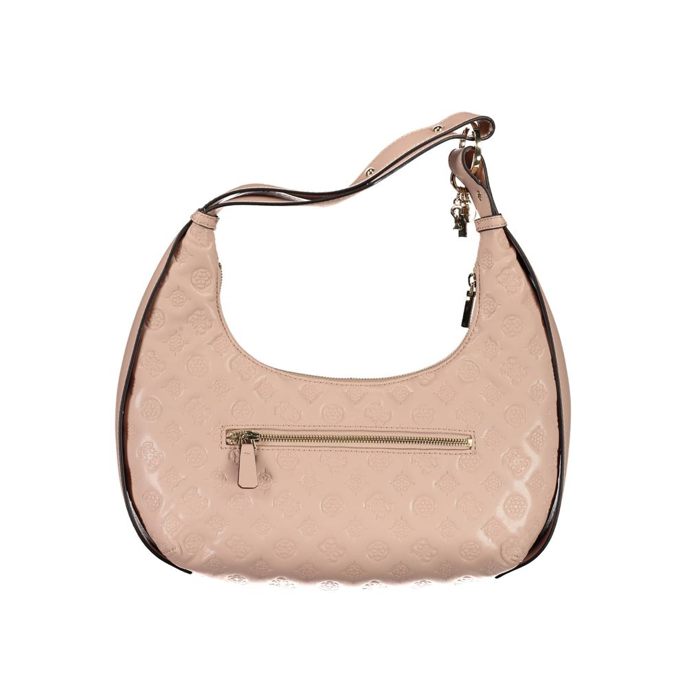 Guess Jeans Pink Polyethylene Handbag Guess Jeans