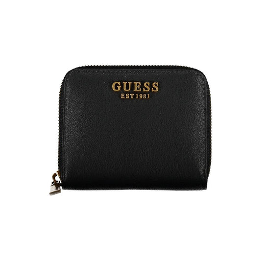 Guess Jeans Black Polyethylene Wallet Guess Jeans