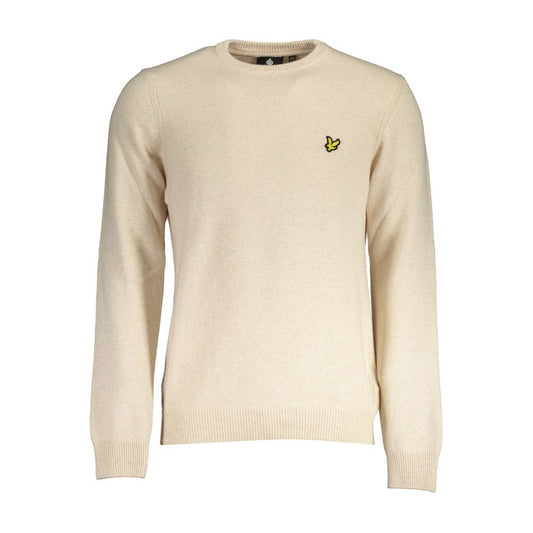 Lyle & Scott Beige Wool Sweater Lyle & Scott