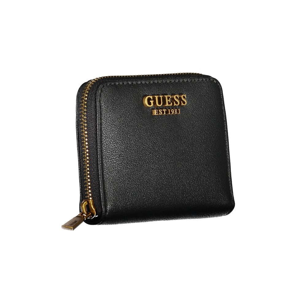 Guess Jeans Black Polyethylene Wallet Guess Jeans