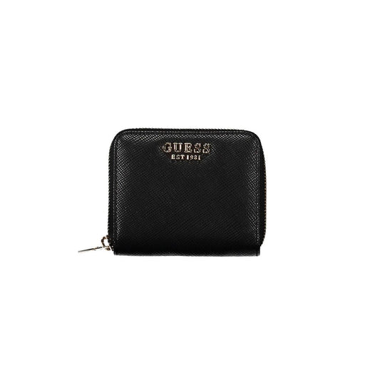 Guess Jeans Black Polyethylene Wallet Guess Jeans