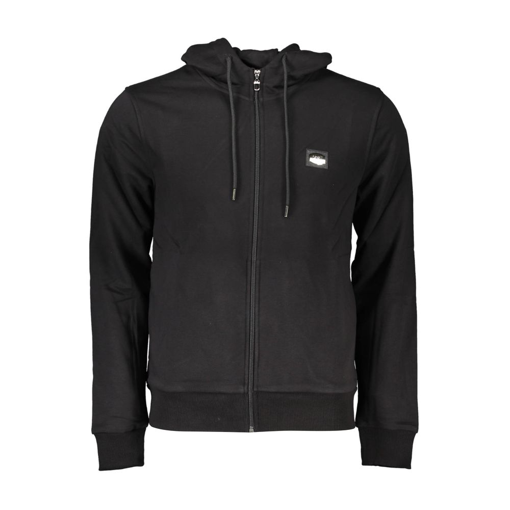 Cavalli Class Black Cotton Sweater Cavalli Class