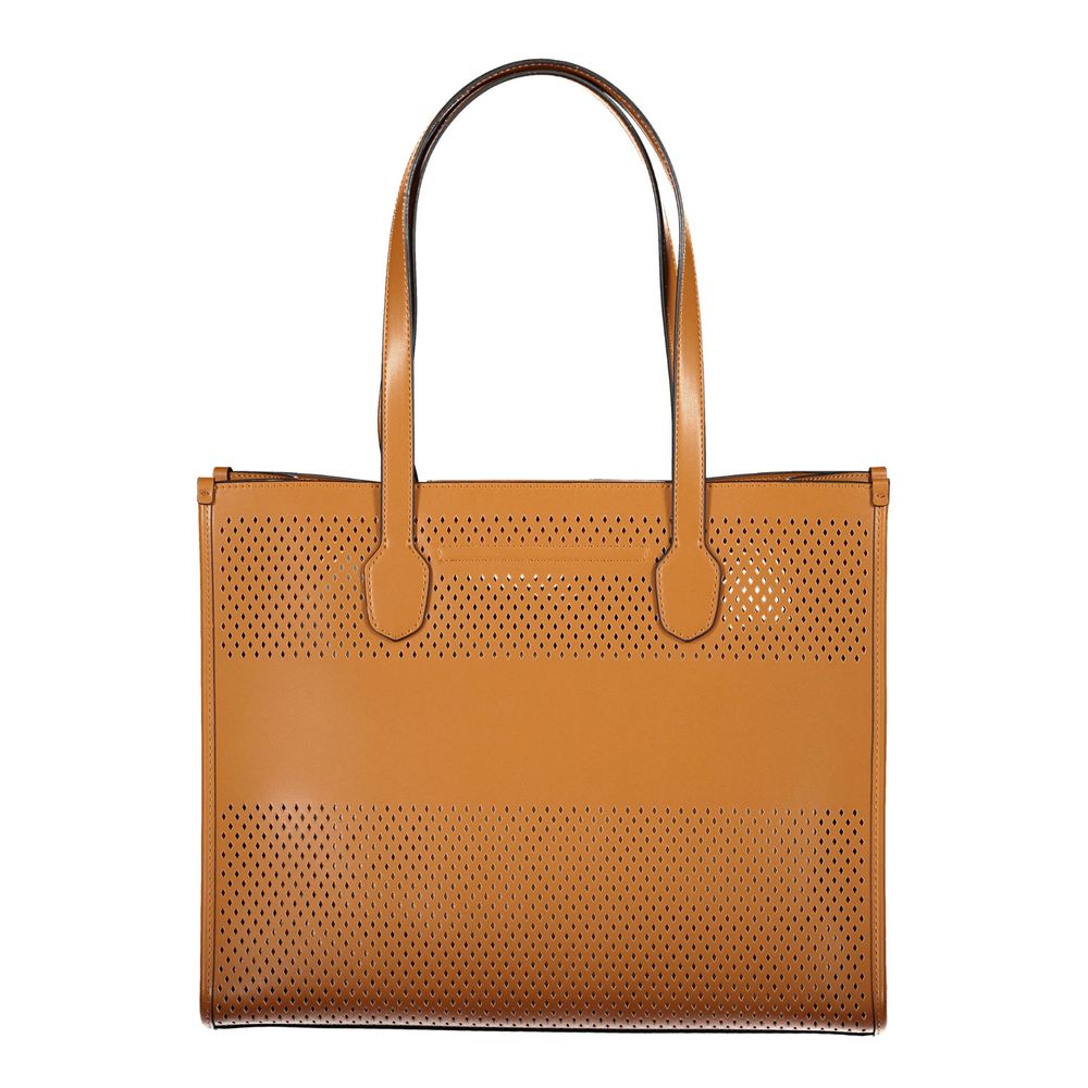 Guess Jeans Brown Polyethylene Handbag Guess Jeans