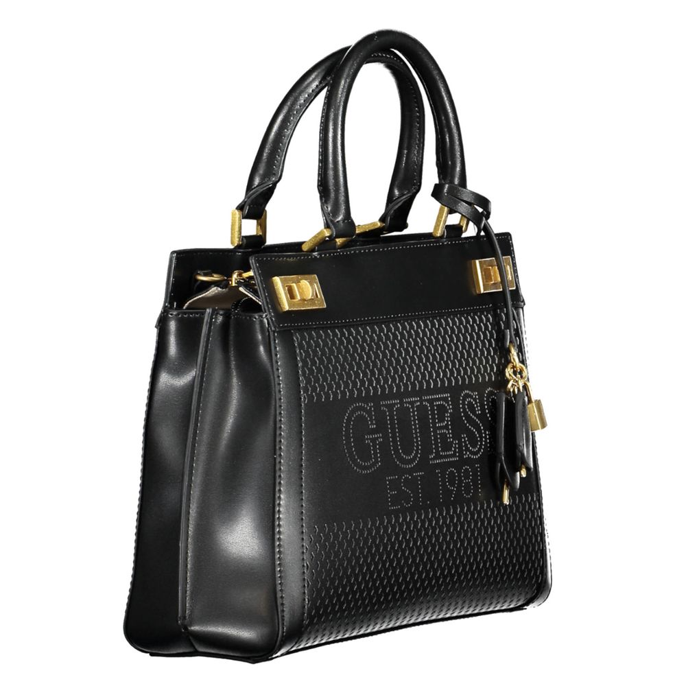 Guess Jeans Black Polyethylene Handbag Guess Jeans