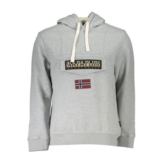 Napapijri Gray Cotton Sweater Napapijri