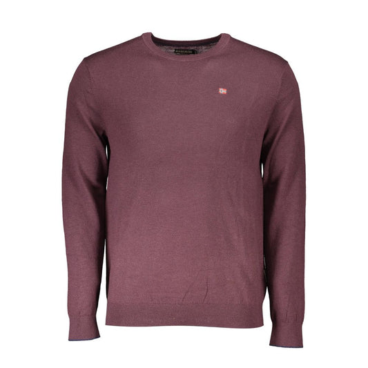Napapijri Purple Wool Sweater Napapijri