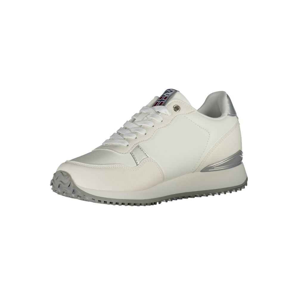 Napapijri Bianco Polyester Women Sneaker