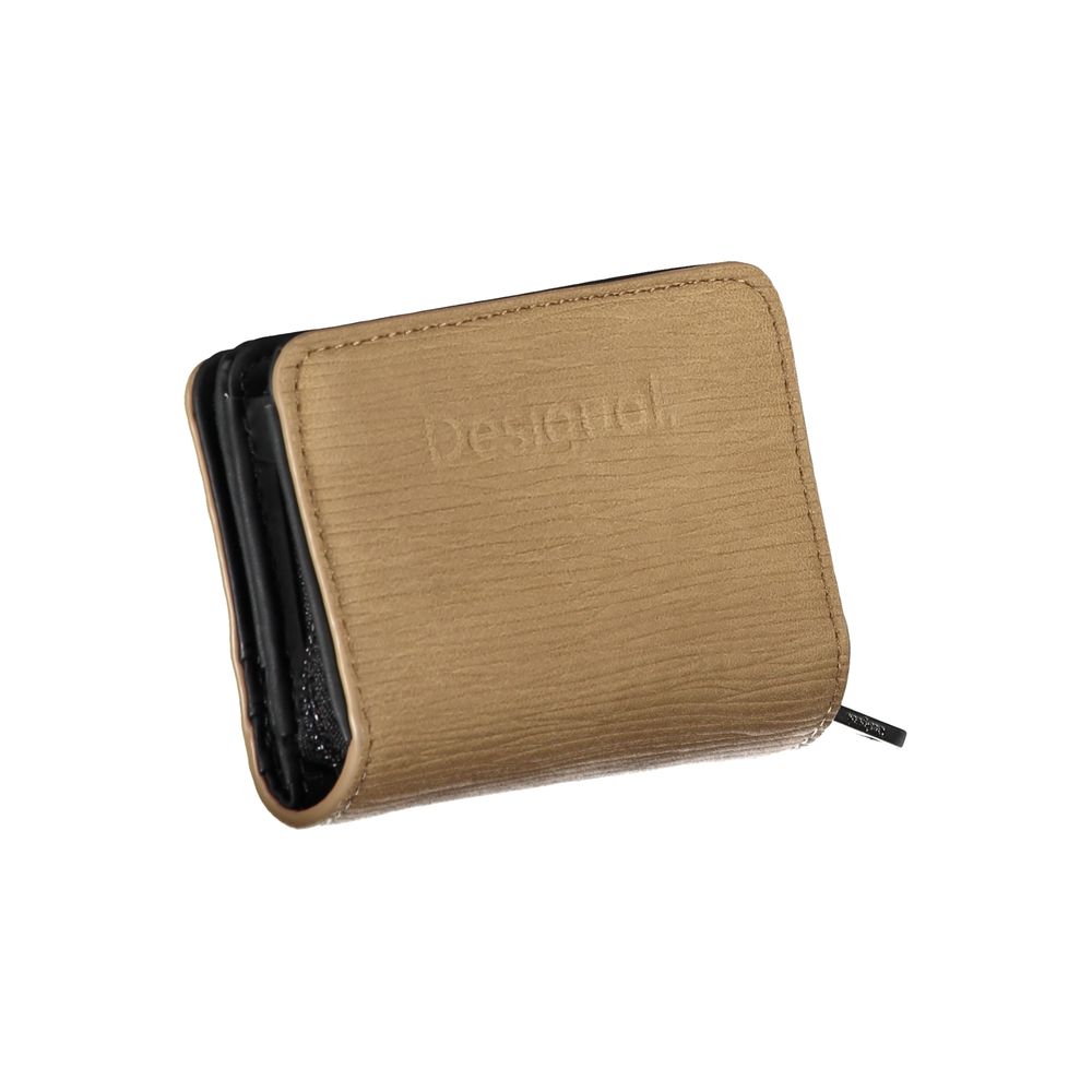 Desigual Brown Polyethylene Wallet Desigual