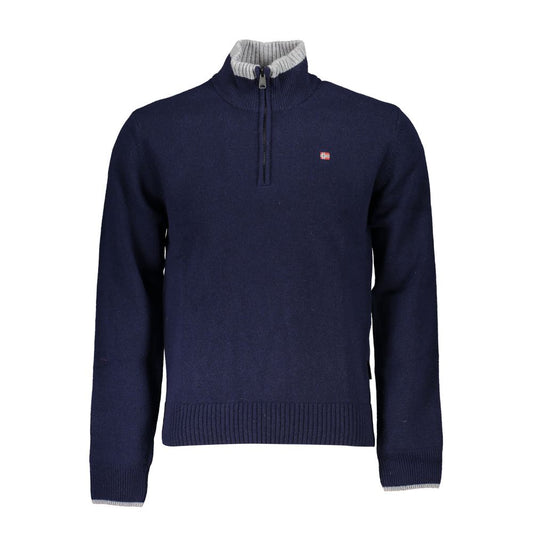 Napapijri Blue Fabric Sweater Napapijri