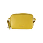 Coccinelle Verde leather shoulder bag for women with adjustable strap and sleek design, shown in a close-up image.